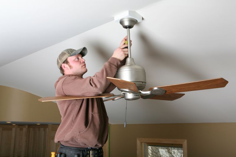 Ceiling Fan Mounting in Kansas City, KS